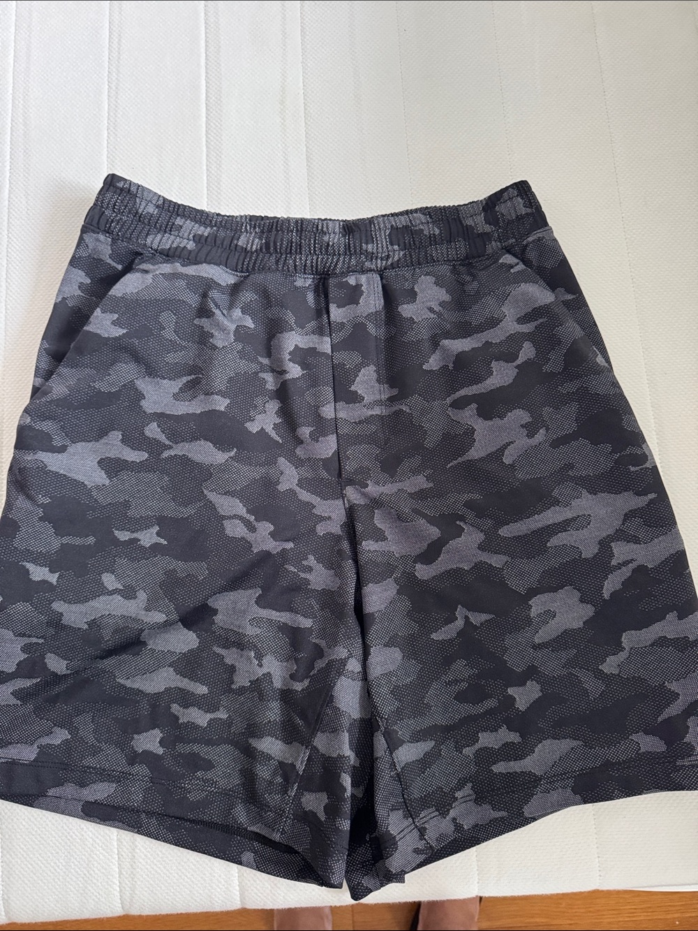 lululemon athletica Men's Charcoal Camo Athletic Shorts